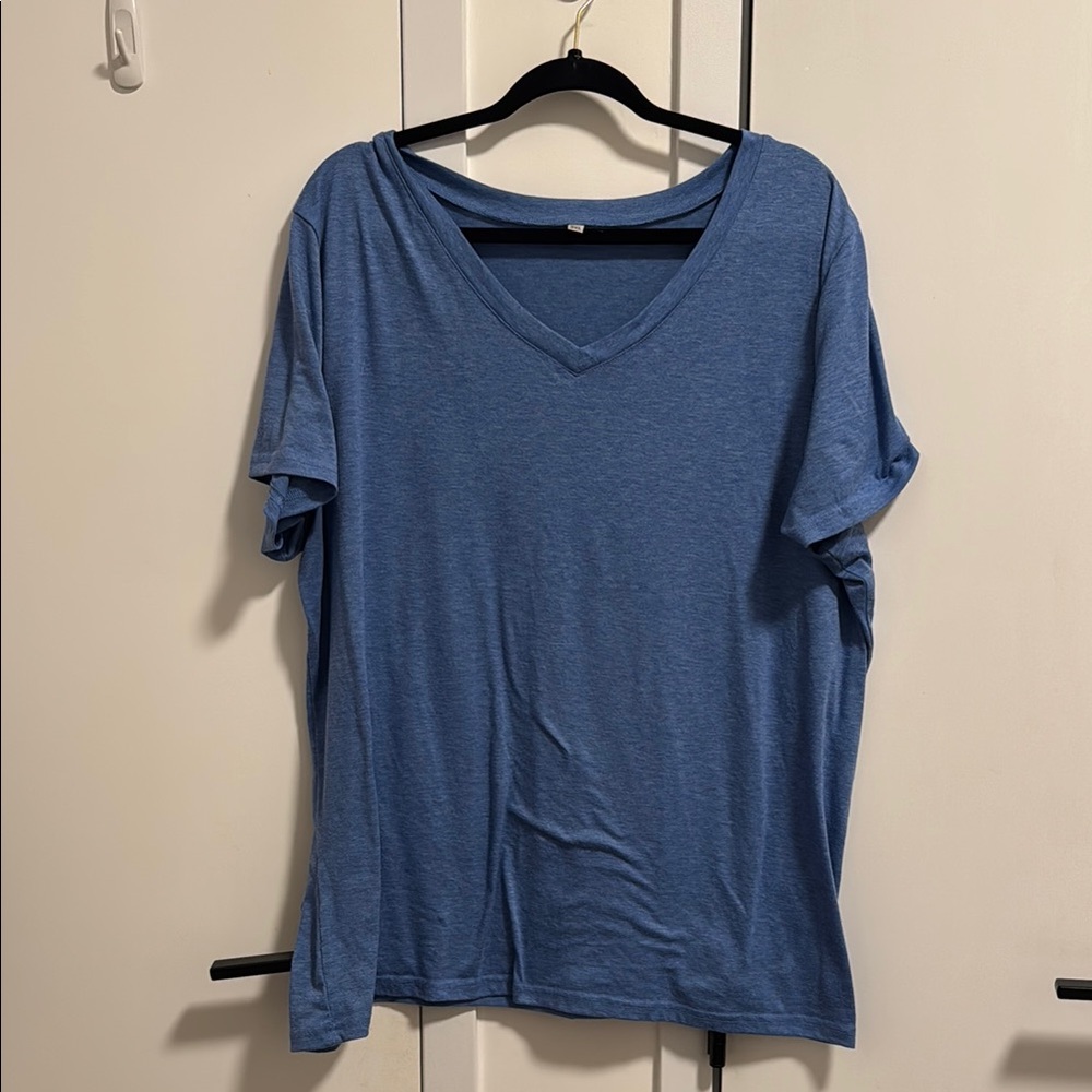 Blue V-Neck T-Shirt